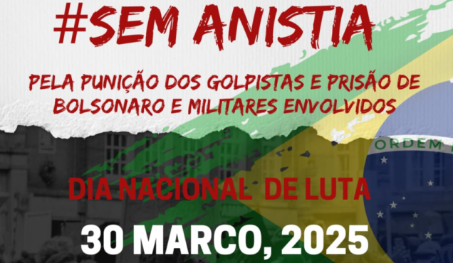 Sindsep convida servidoras e servidores a irem às ruas contra a anistia