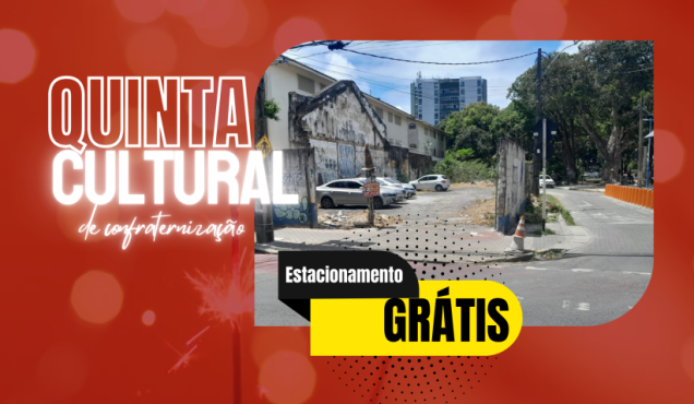 É hoje (19/12) a Quinta Cultural de Confraternização. Venha!